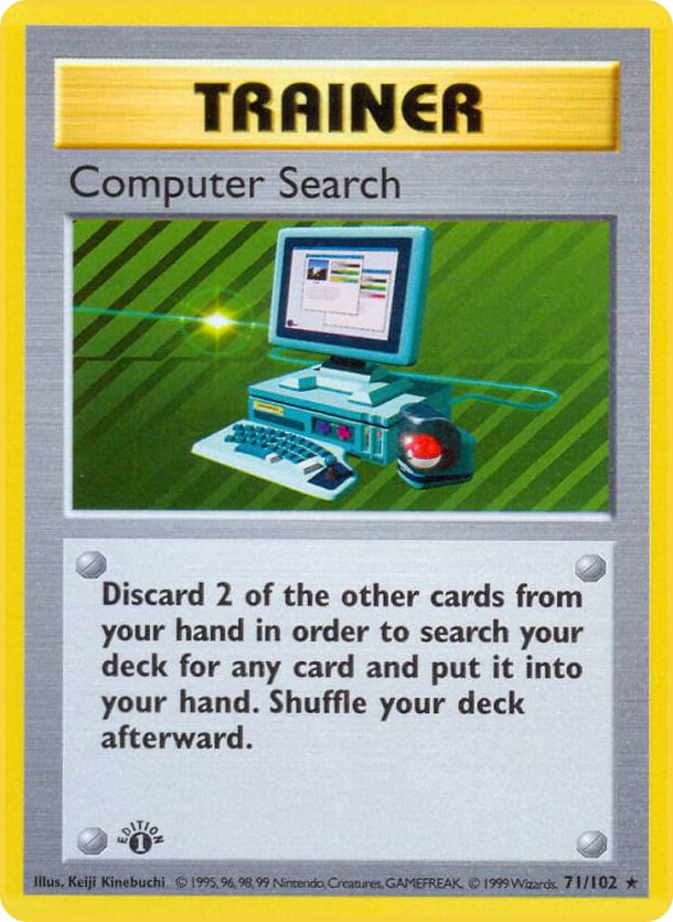Computer Search 71/102 - Base Set