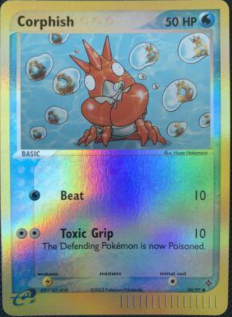Corphish 54/97 - EX Dragon