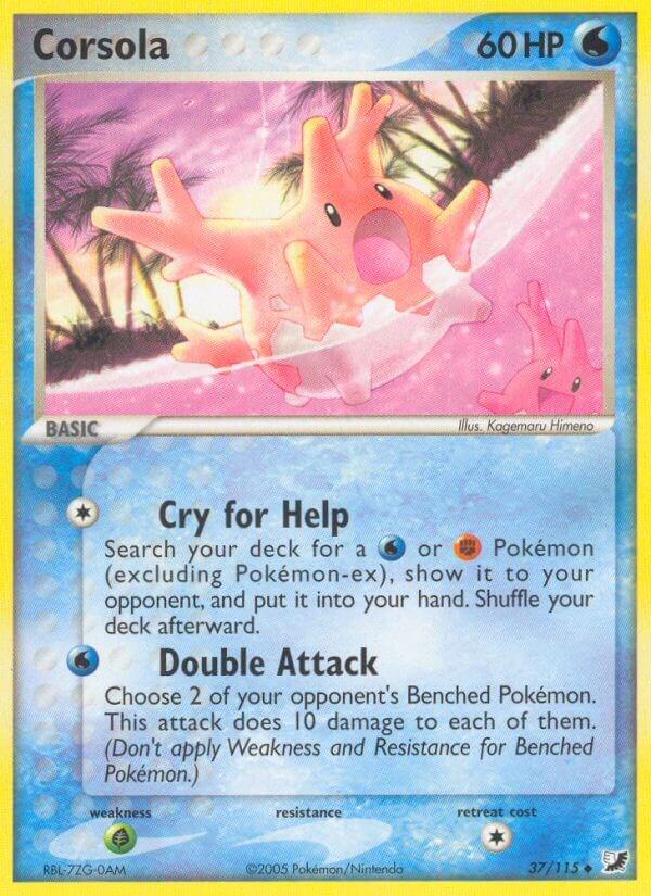 Corsola 37/115 - EX Unseen Forces