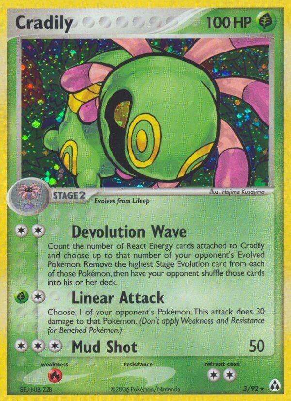 Cradily 3/92 - EX Legend Maker