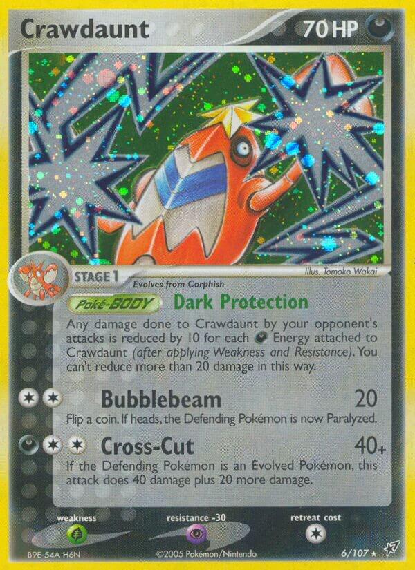 Crawdaunt 6/107 - EX Deoxys