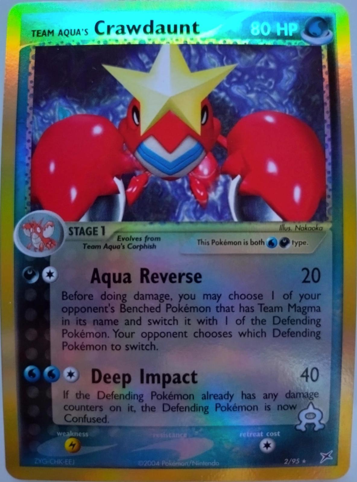 Crawdaunt 2/95 - EX Team Magma vs Team Aqua