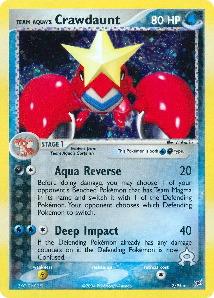 Crawdaunt 2/95 - EX Team Magma vs Team Aqua