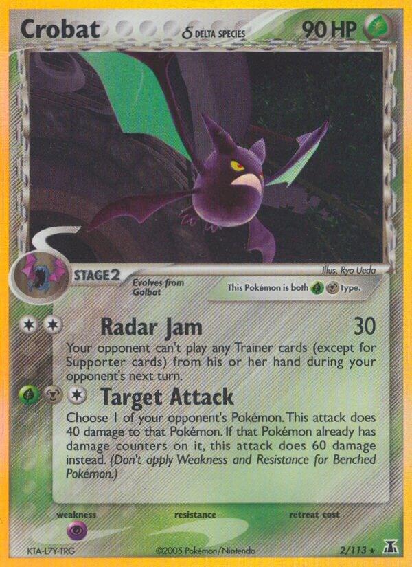 Crobat 2/113 - EX Delta Species