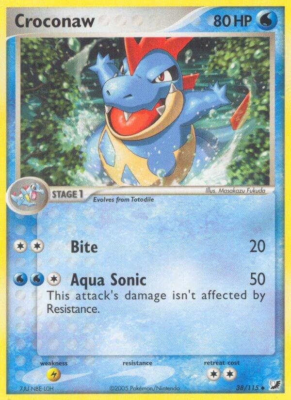 Croconaw 38/115 - EX Unseen Forces