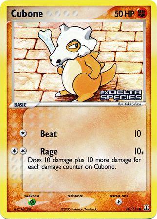 Cubone 60/113 - EX Delta Species