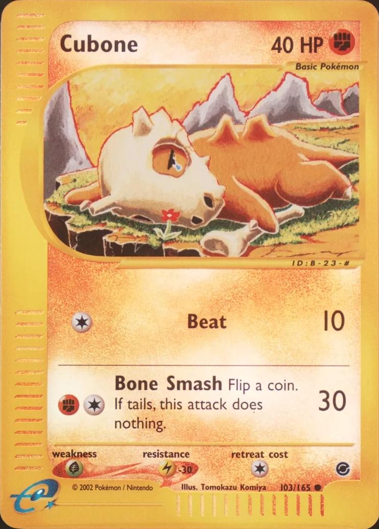 Cubone 103/165 - Expedition