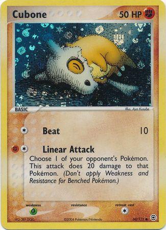Cubone 60/112 - EX Fire Red & Leaf Green
