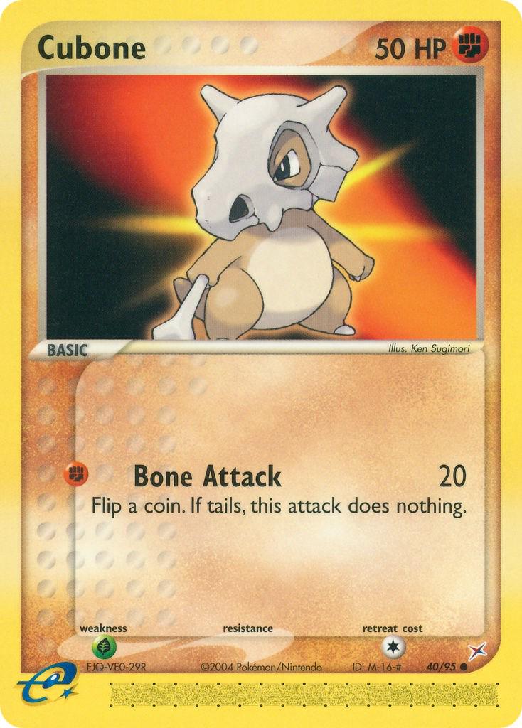Cubone 40/95 - EX Team Magma vs Team Aqua
