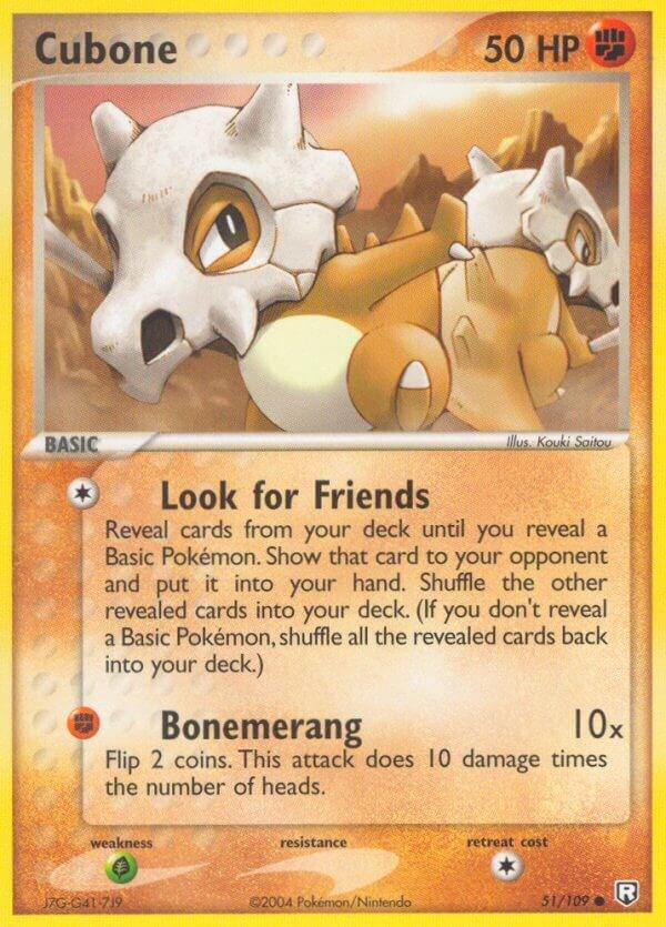 Cubone 51/109 - EX Team Rocket Returns