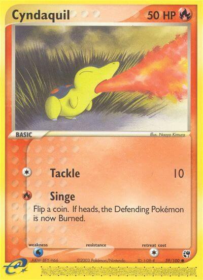 Cyndaquil 59/100 - EX Sandstorm