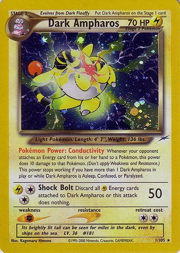 Dark Ampharos 1/105 - Neo Destiny
