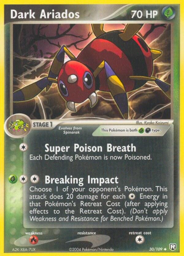 Dark Ariados 30/109 - EX Team Rocket Returns