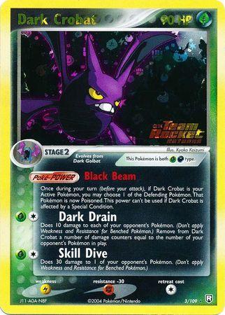 Dark Crobat 3/109 - EX Team Rocket Returns