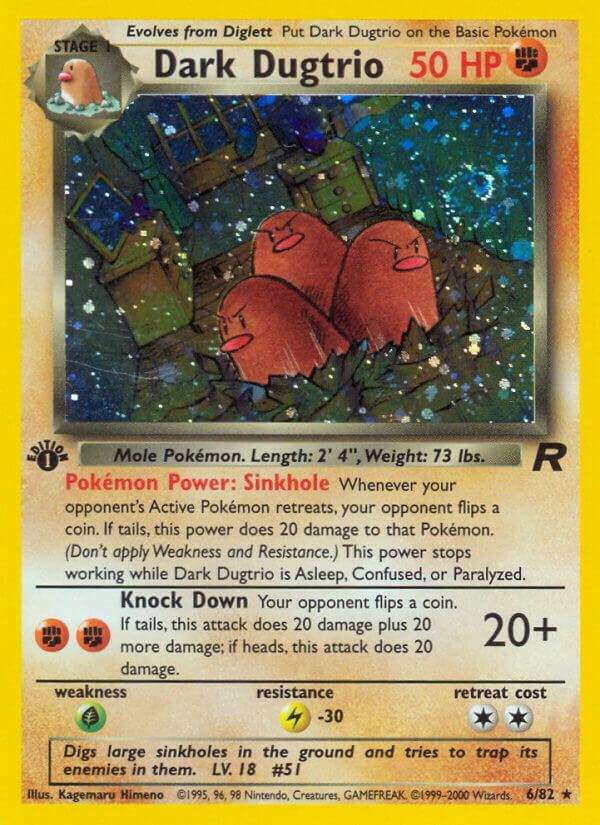 Dark Dugtrio 6/82 - Team Rocket