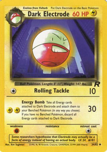 Dark Electrode 34/82 - Team Rocket