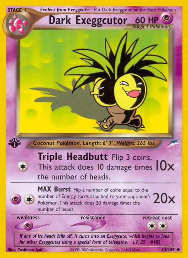 Dark Exeggutor 33/105 - Neo Destiny