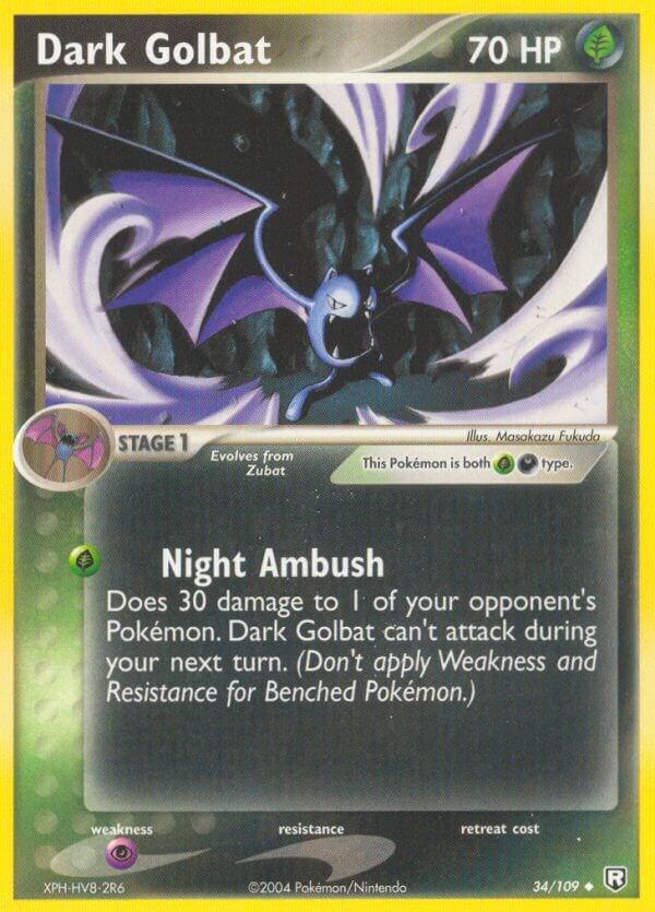 Dark Golbat 34/109 - EX Team Rocket Returns