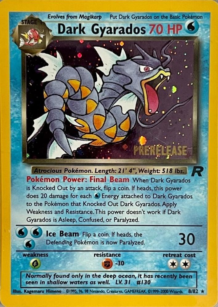 Dark Gyarados 8/82 - Team Rocket