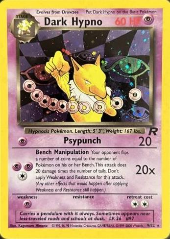 Dark Hypno 9/82 - Team Rocket