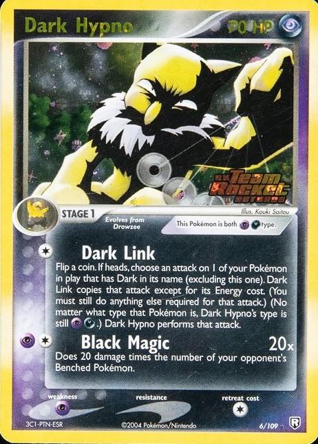 Dark Hypno 6/109 - EX Team Rocket Returns