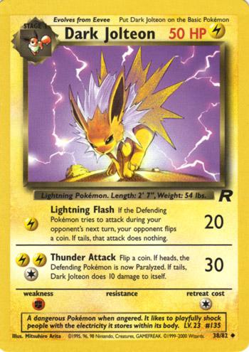 Dark Jolteon 38/82 - Team Rocket