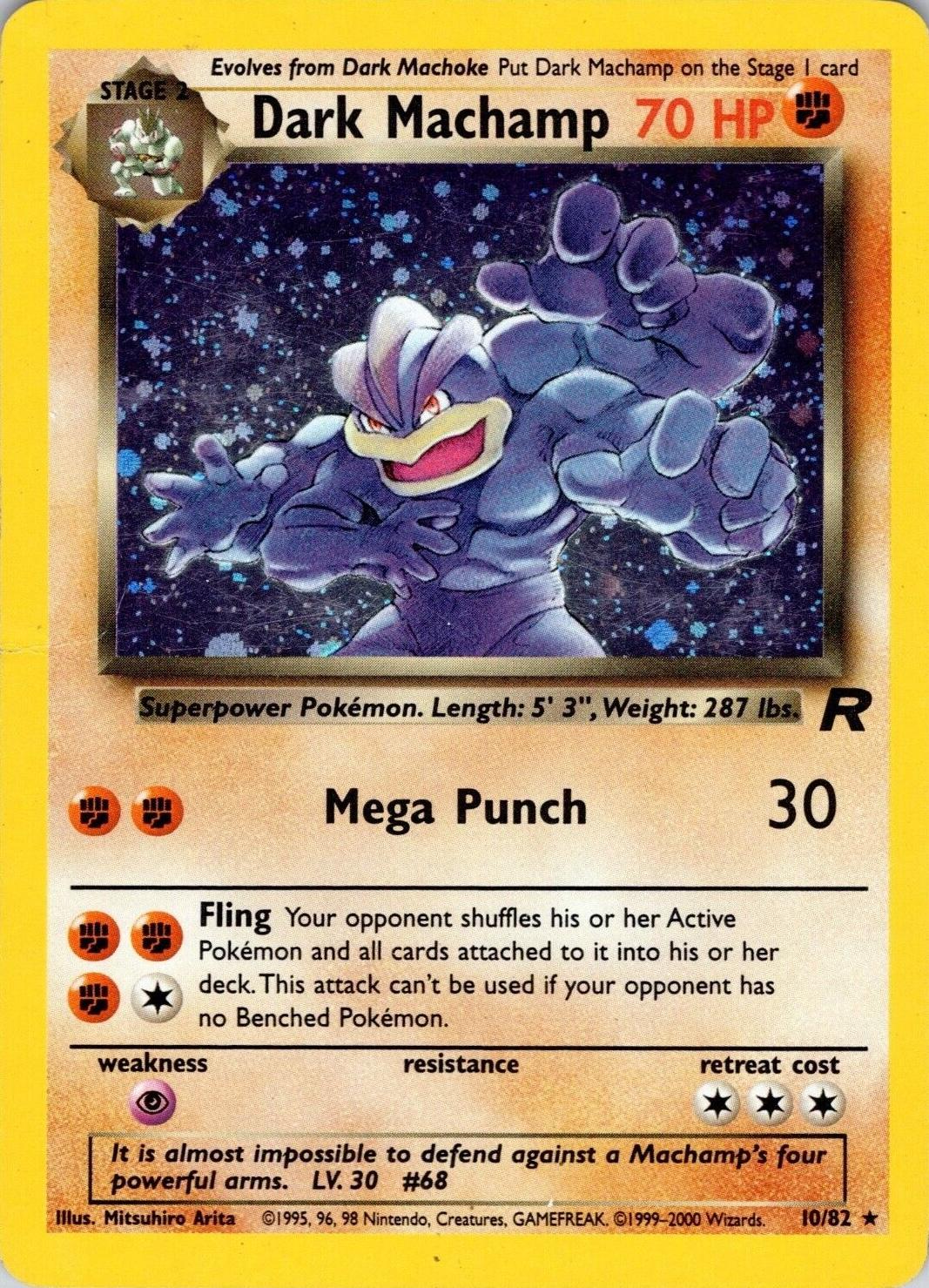 Dark Machamp 10/82 - Team Rocket