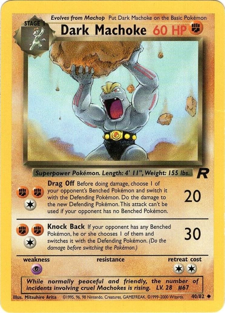 Dark Machoke 40/82 - Team Rocket