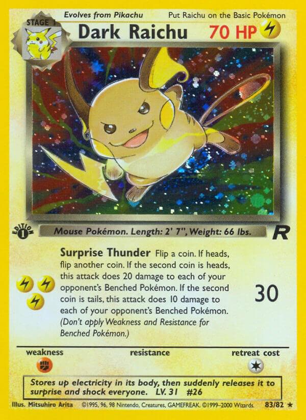 Dark Raichu 83/82 - Team Rocket