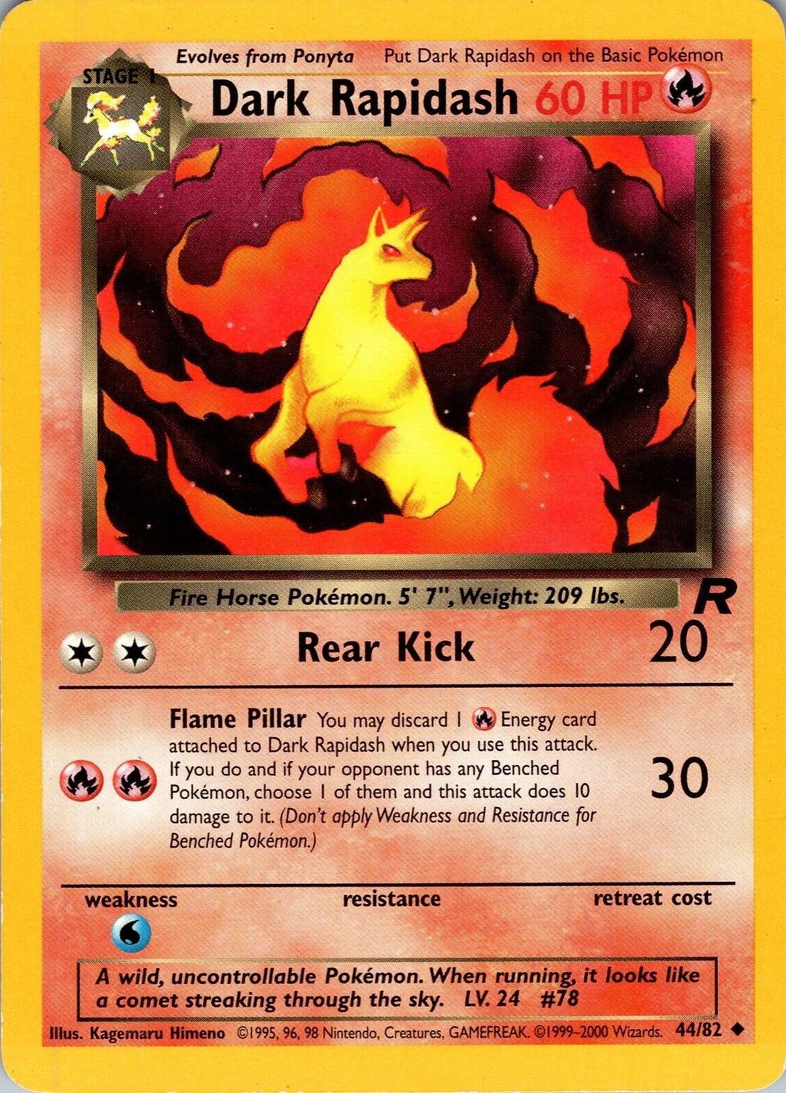 Dark Rapidash 44/82 - Team Rocket
