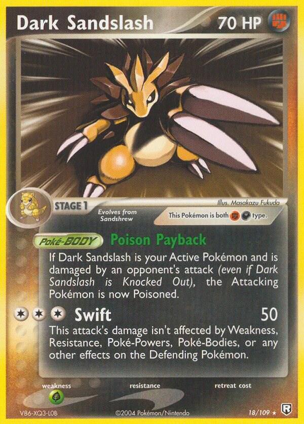 Dark Sandslash 18/109 - EX Team Rocket Returns