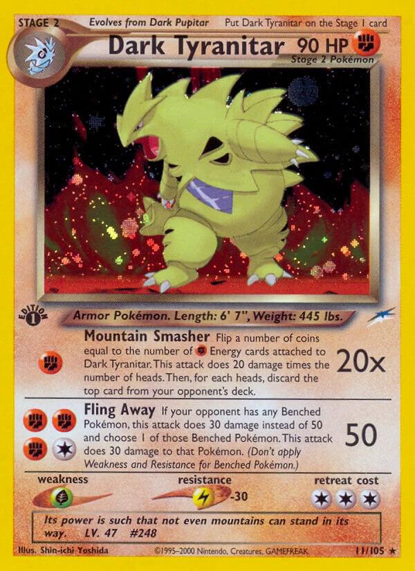 Dark Tyranitar 11/105 - Neo Destiny