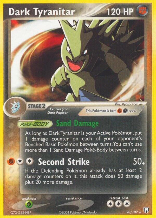 Dark Tyranitar 20/109 - EX Team Rocket Returns