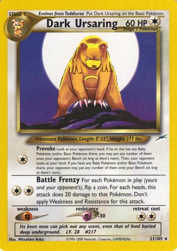 Dark Ursaring 21/105 - Neo Destiny