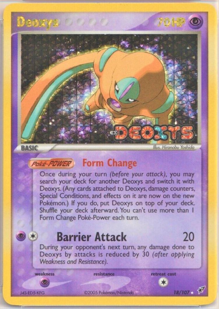 Deoxys (Defense Form) 18/107 - EX Deoxys