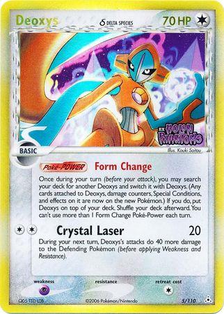 Deoxys (Normal) 5/110 - EX Holon Phantoms