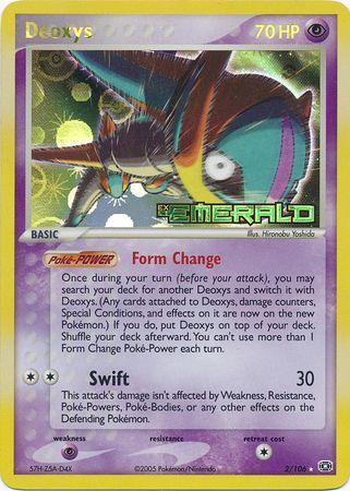 Deoxys (Speed Form) 2/106 - EX Emerald
