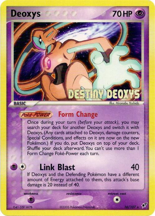 Deoxys (Normal Form) 16/107 - EX Deoxys