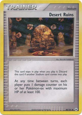 Desert Ruins 88/101 - EX Hidden Legends