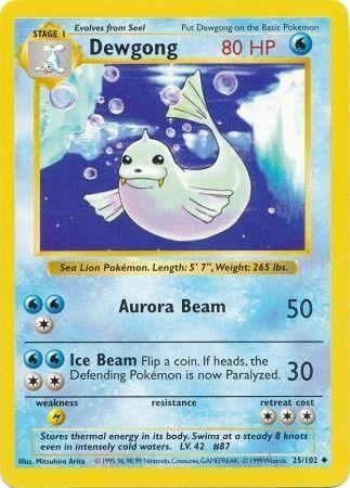 Dewgong 25/102 - Base Set