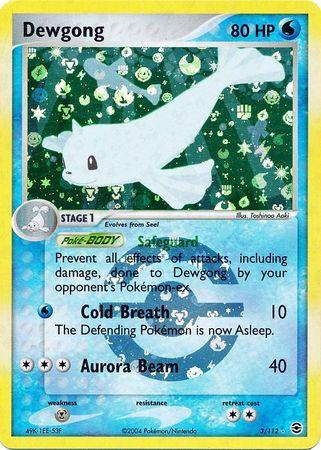Dewgong 3/112 - EX Fire Red & Leaf Green