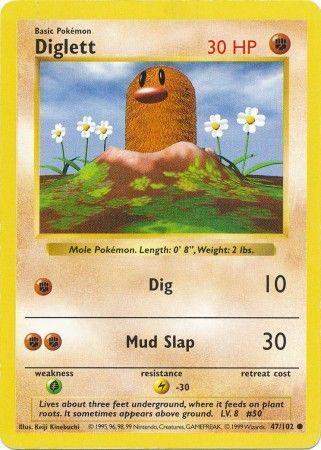 Diglett 47/102 - Base Set