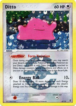 Ditto 4/112 - EX Fire Red & Leaf Green