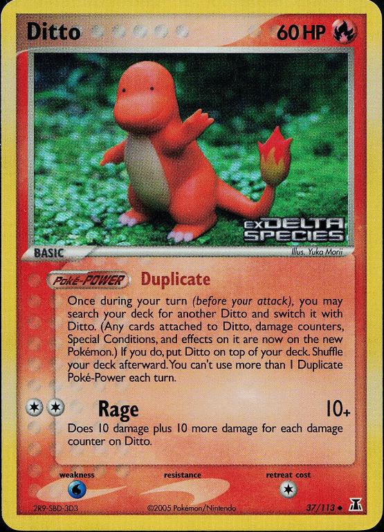 Ditto (Charmander) 37/113 - EX Delta Species