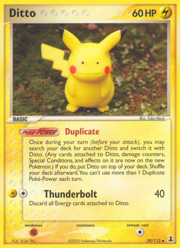 Ditto (Pikachu) 39/113 - EX Delta Species