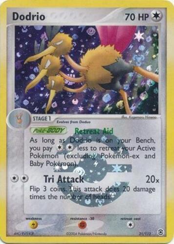 Dodrio 21/112 - EX Fire Red & Leaf Green
