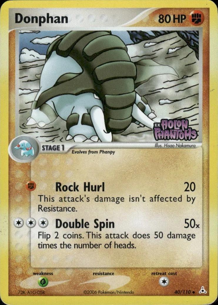 Donphan 40/110 - EX Holon Phantoms