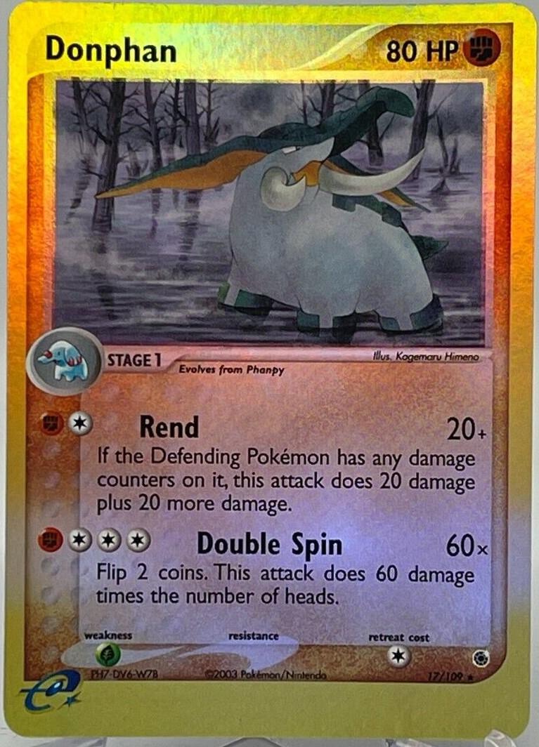 Donphan 17/109 - EX Ruby & Sapphire