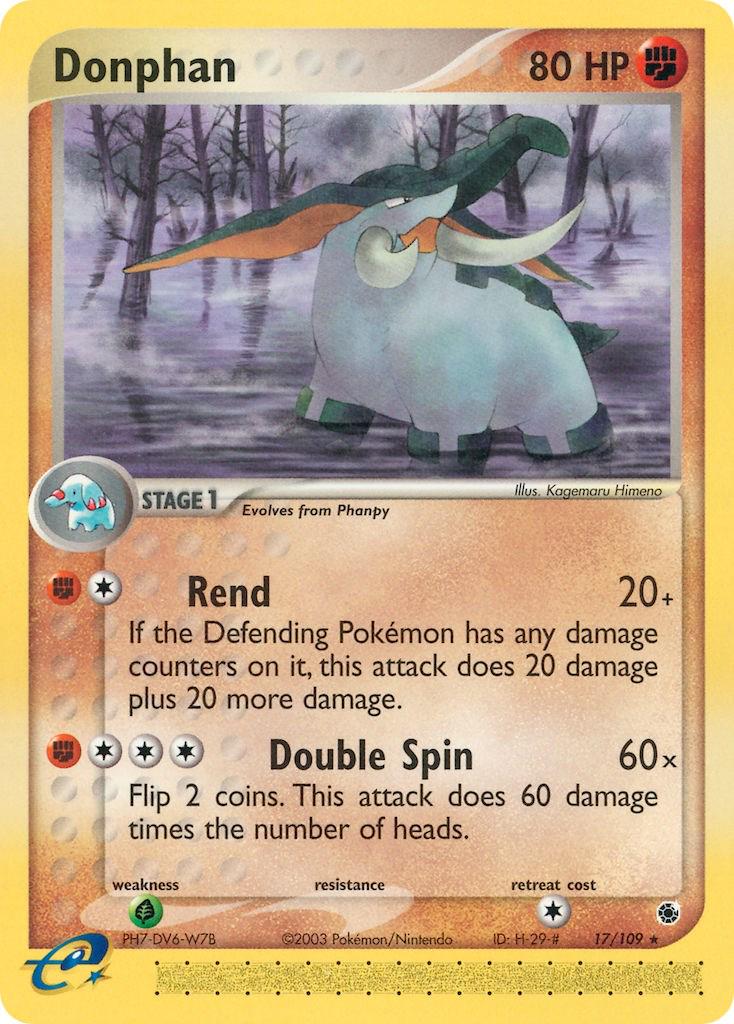 Donphan 17/109 - EX Ruby & Sapphire