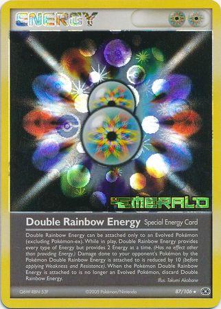 Double Rainbow Energy 87/106 - EX Emerald